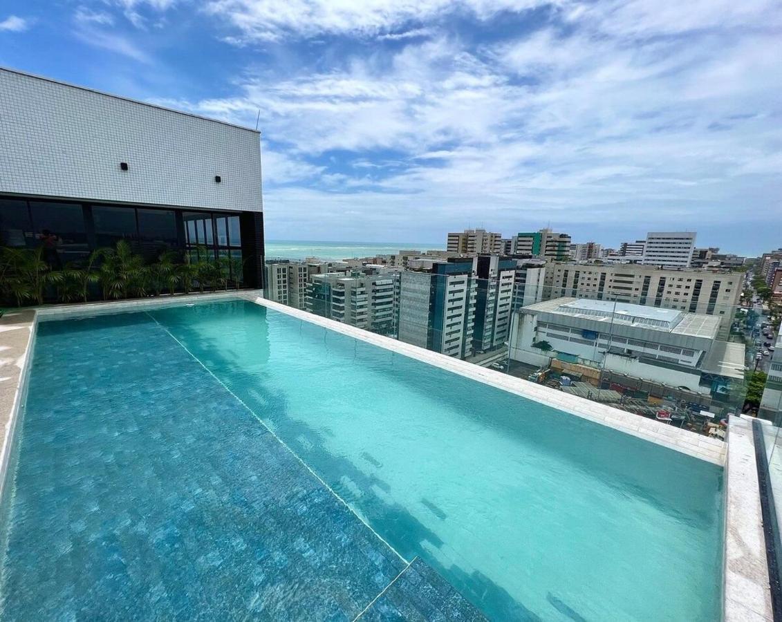 Edificio Sky Concept - Apt 1003 - Quarto E Sala Com Ar Condicionado, Piscina, Academia, Area Kids, Proximo A Praias Turisticas E Bares Badalados Maceió Extérieur photo